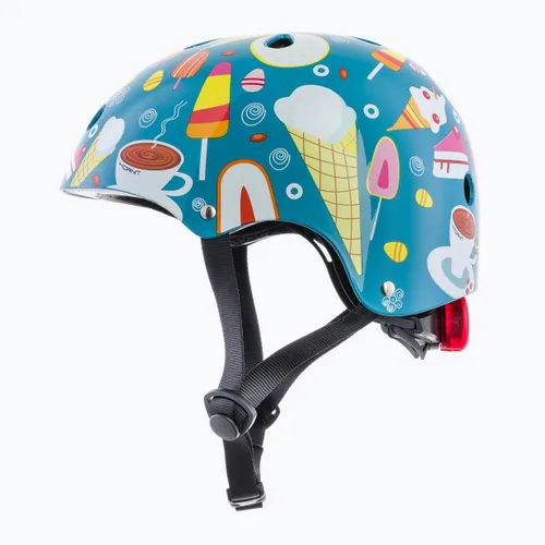 Kask rowerowy dziecięcy Hornit IceCream blue/multicolor