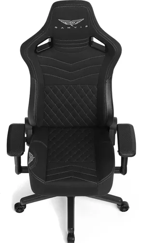 Fotel GAMVIS Elite 2.0 Pro XL Czarny (białe elementy)