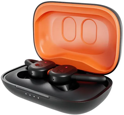 Słuchawki dokanałowe SKULLCANDY Push Active Czarno-pomarańczowy