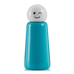 Butelka termiczna na wodę Lund London Skittle Mini 300 ml - sky blue / white wink