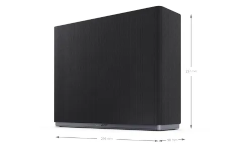 Subwoofer Sharp CP-AWS0101 do telewizorów Sharp AQUOS Wireless Surround Aktywny Bezprzewodowy 45W Czarny