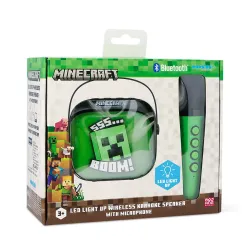 Mikrofon z głośnikiem Bluetooth OTL Technologies Minecraft 5W Zielony