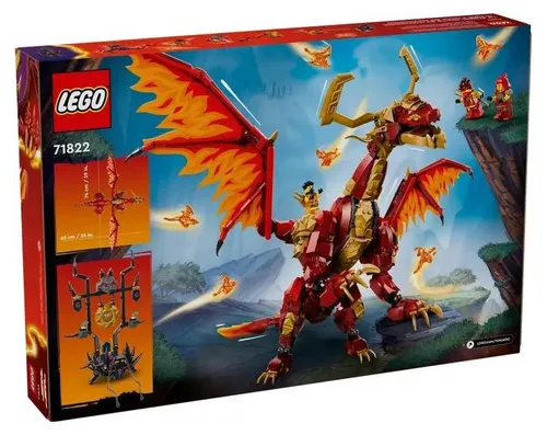 LEGO Ninjago 71822 дракон источник движения