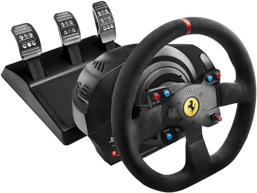 Руль Thrustmaster T300 Alcantara Edition с педалями для PS5, PS4, PS3, PC Force Feedback + редуктор TH8S