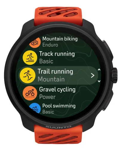 Zegarek sportowy Suunto Race 2 Coral Orange 49mm GPS Pomarańczowy