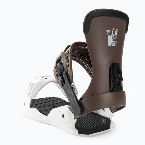 Wiązania snowboardowe męskie Drake Fifty Rtb chocolate/white