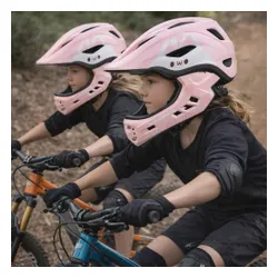 Kask rowerowy dziecięcy fullface szczękowy 2w1 odpinana szczęka rozmiar "M"