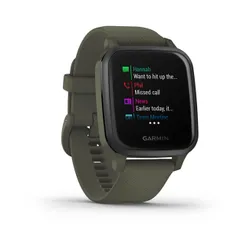 Смарт-часы Garmin Venu Sq Music - темно-зеленый с серым алюминиевым безелем (010-02426-13)