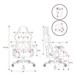 Fotel DIABLO CHAIRS X-One Prime Różowy