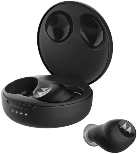 Słuchawki bezprzewodowe Motorola Vervebuds 250 True Wireless Dokanałowe Bluetooth 5.0 Czarny