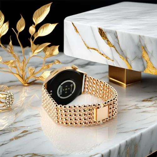 Smartwatch LUNA Velvet 46mm Różowo-złoty