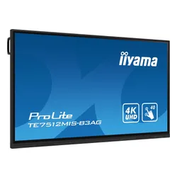 Monitor IIYAMA ProLite TE7512MIS-B3AG 75" 3840x2160px IPS