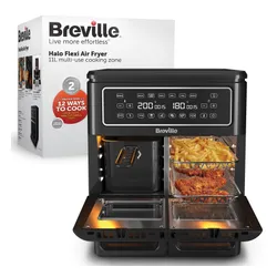 Air Fryer Frytkownica beztłuszczowa BREVILLE VDF130X 11l z podwójnym koszem