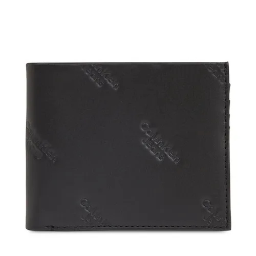 Большой мужской бумажник Calvin Klein Jeans Logo Print Bifold Wallet Id K50K511814 Allover Print 0GK