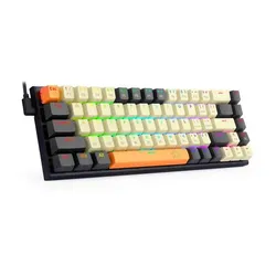 Klawiatura mechaniczna Redragon K633 Ryze Red Switch Czarno-złoty