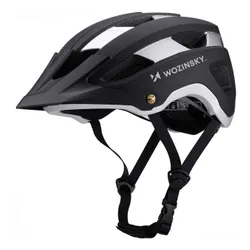 Kask rowerowy WOZINSKY HT-001VCS Czarno-srebrny MTB (rozmiar L)