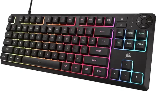 Klawiatura membranowa Corsair K55 Core TKL RGB Czarny