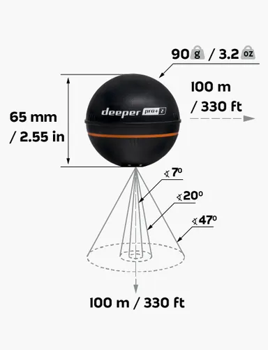 Echosonda wędkarska Deeper Pro+ 2