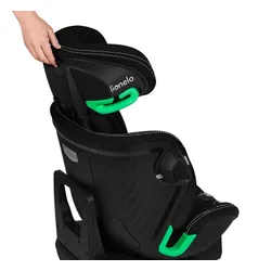 Fotelik samochodowy LIONELO Harmony i-Size 40-150 cm (0-36 kg) Czarny