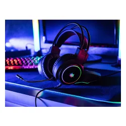 Słuchawki przewodowe z mikrofonem Tracer Gamezone GZ X1 Nauszne Czarny