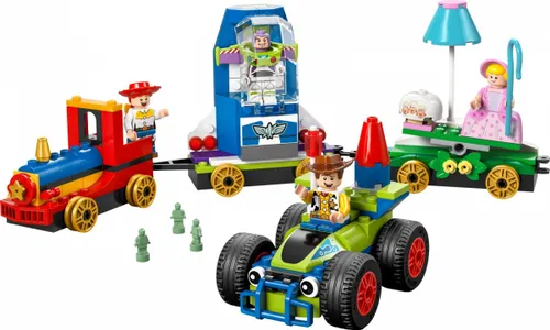 LEGO Klocki Disney 43264 Toy Story - Okolicznościowy pociąg i Pan Sterowany