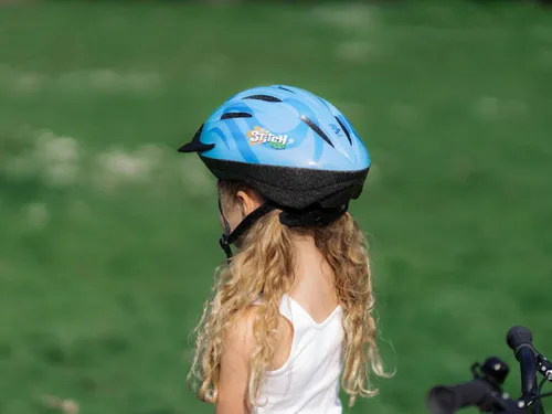 Kask rowerowy HUFFY Stitch Niebieski dla Dzieci (rozmiar S/M)