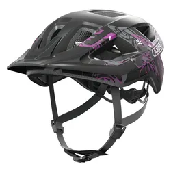 Kask rowerowy ABUS Aduro 3.0 Maori Czarno-fioletowy Miejski (rozmiar S)