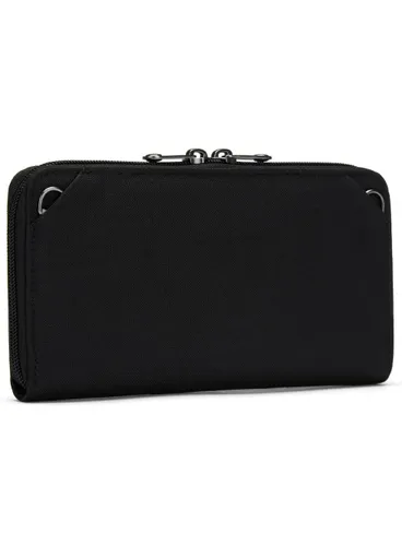 Portfel antykradzieżowy Pacsafe RFIDsafe Continental Wallet - jet black