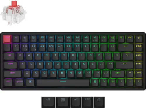 Klawiatura mechaniczna Keychron K2 Version 3 RGB Super Red Czarny