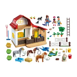 Playmobil Набор фигурок из страны 5684 Пони-ферма