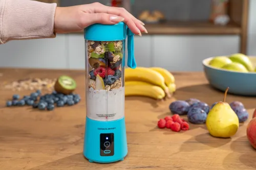 Blender personalny GÖTZE & JENSEN PB940B Niebieski Bezprzewodowy + pokrowiec