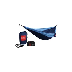 Hamak Grand Trunk Double Deluxe Parachute Nylon - navy/lt.blue