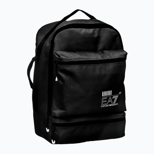 Plecak miejski EA7 Emporio Armani Train Core 23 l black/white logo