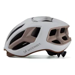 Kask rowerowy WOZINSKY HT-68T Biały Szosowy (rozmiar M)
