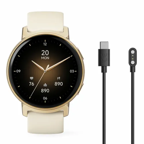 Smartwatch Hama 7020 43mm GPS Złoty