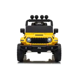 Auto Na Akumulator Jeep Rubicon 2X200W 24V Eva Skóra LED Pilot Radio MP3