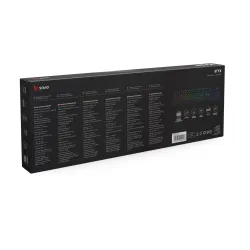 Klawiatura mechaniczna Savio STYX Outemu Brown Czarny