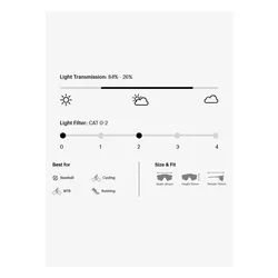 Okulary rowerowe fotochromowe 100% Speedcraft XS LE - bastille/blue mir photochromic