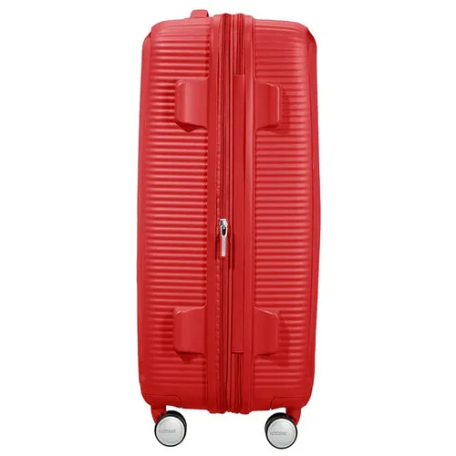 American Tourister Soundbox'ın Küçük Bavulu -mercan kırmızısı