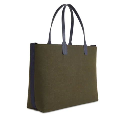 Сумка Tommy Hilfiger Iconic Tommy Tote Wool Logo AW0AW15576 Putting Green MS2