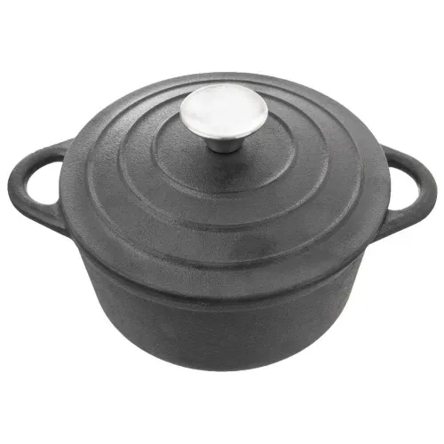 Garnek żeliwny z pokrywką 2,7 l