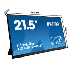 Monitor IIYAMA ProLite T2255MSC-B1 21.5" 1920x1080px IPS 5 ms [GTG]