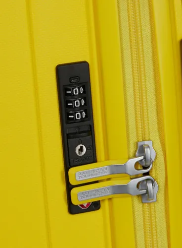 Большой чемодан American Tourister Rejoy 77 см - electric yellow