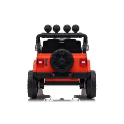 Auto Na Akumulator Jeep Rubicon 2X200W 24V Eva Skóra LED Pilot Radio MP3