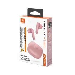 Słuchawki bezprzewodowe JBL Vibe Flex 2 Pink Douszne Bluetooth 5.3 Różowy
