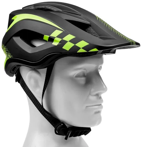 Kask rowerowy VAYOX Enduro VA0421BM Czarny Full Face z odpinaną szczęką (rozmiar M)