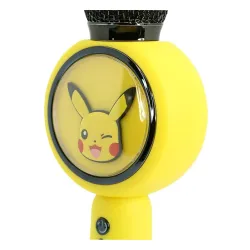 Mikrofon z głośnikiem Bluetooth OTL Technologies Pokémon Pikachu PopSing LED Light Up Wireless Karaoke 5W Żółty