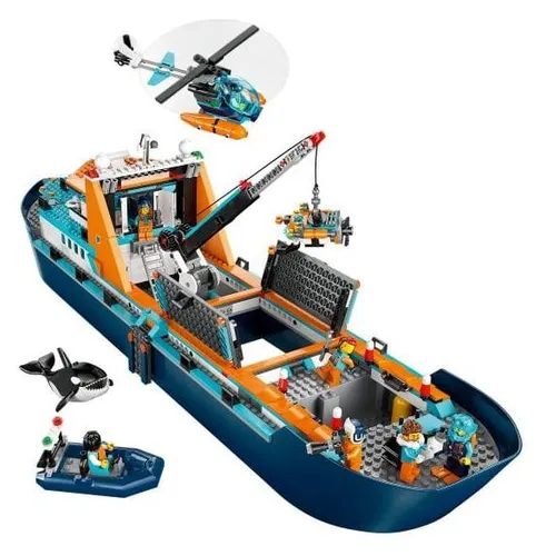 Lego City 60368 Arctic Explorer'ın teknesi