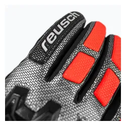 Rękawice narciarskie męskie Reusch Worldcup Warrior R-Tex XT black/silver/fluo red