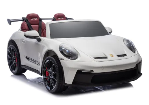 Samochód Na Akumulator Dla 2 Dzieci Porsche 911 Gt3 24V Eva LED 2 Silniki